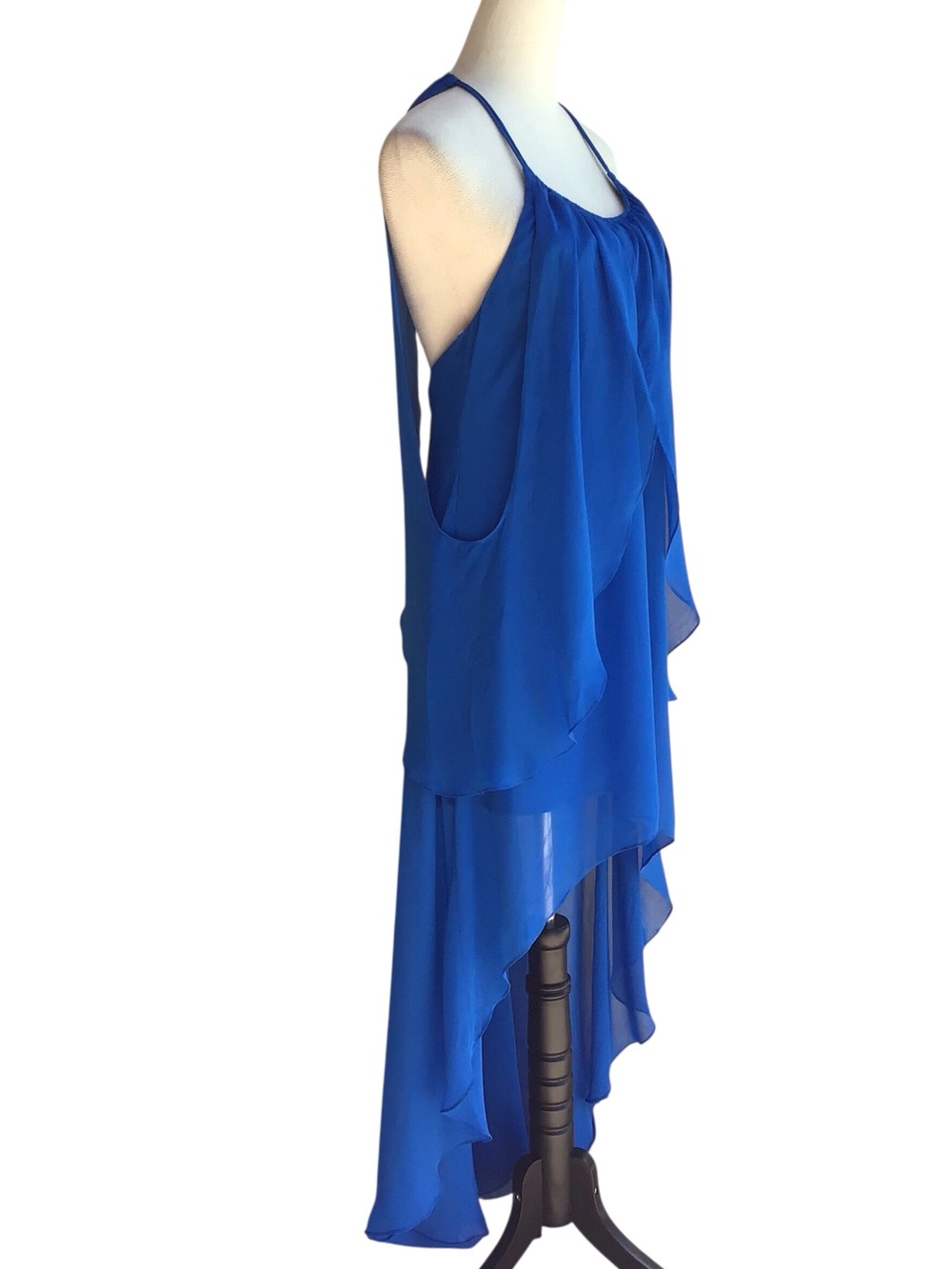 Cache Blue Draped Halter Dress - Picture 6 of 7